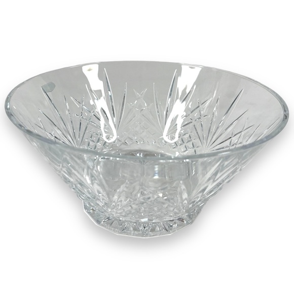 J.G. DURAND Coupe Villemont 9 3/4" Large Crystal Salad Serving Bowl France EUC - Picture 2 of 16